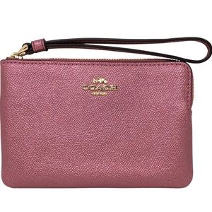 Coach Antique Blush Wristlet